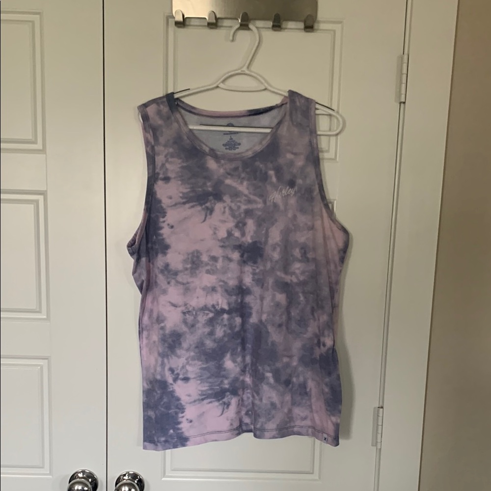 Hurley Purple and Pink Sleeveless Tank Top